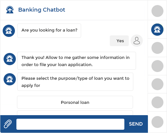 Banking chatbot development