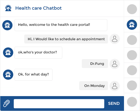 Health care chatbot development