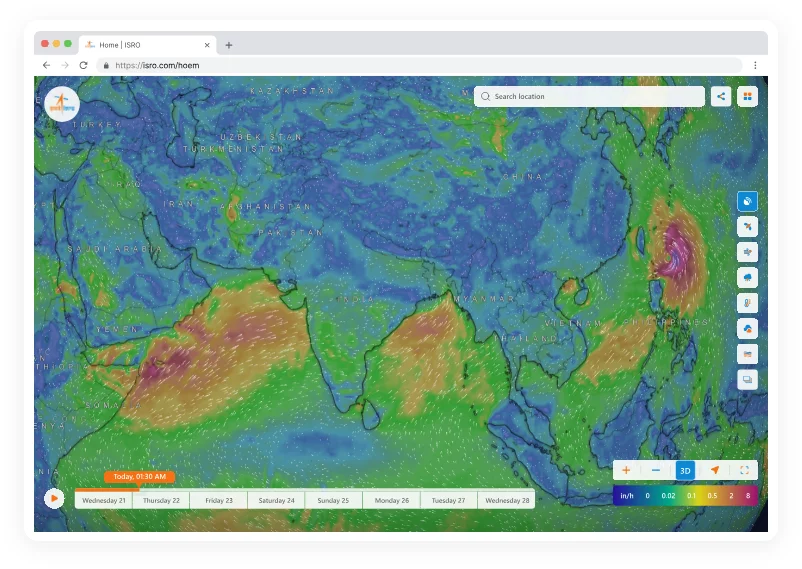 Intuitive map interface