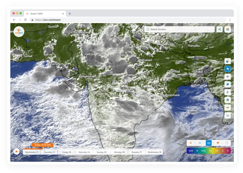 Real-time radar data visualisation