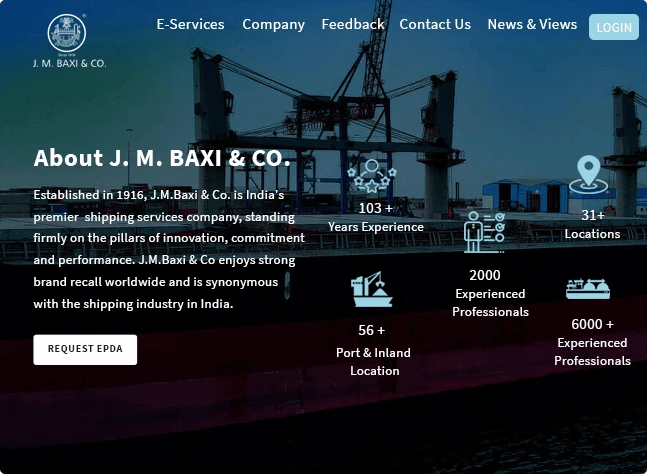 jmbaxi indias premier shipping services company