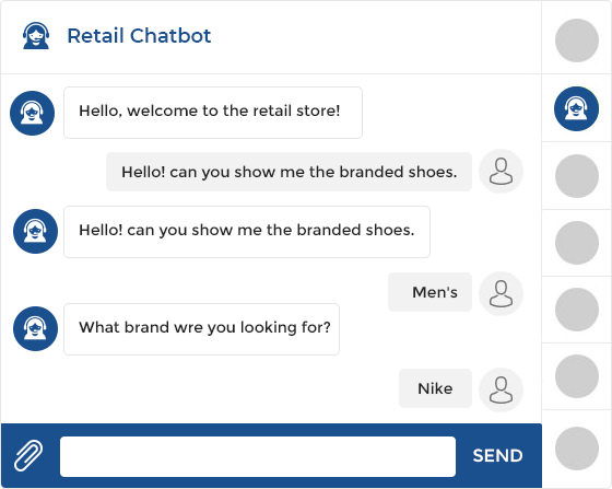 Retail chatbot Development