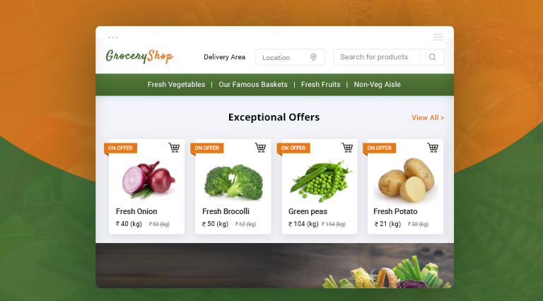 grocery web app
