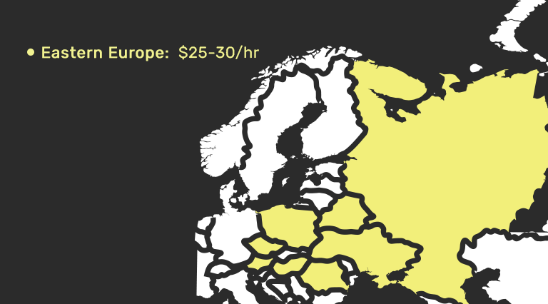 Offshore developer ratesin eastern europe